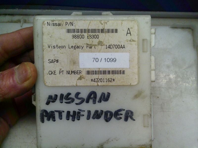 70-1099 Modulo di Controllo Visteon 98800 EB300 98800EB300 14D700AA    NISSAN  PATHFINDER