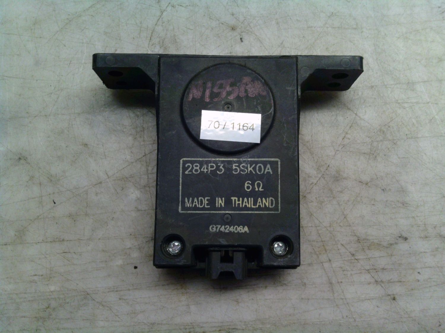 70-1164 Centralina Allarme Nissan 284P3 5SK0A 284P35SK0A G742406A    NISSAN  X-TRAIL