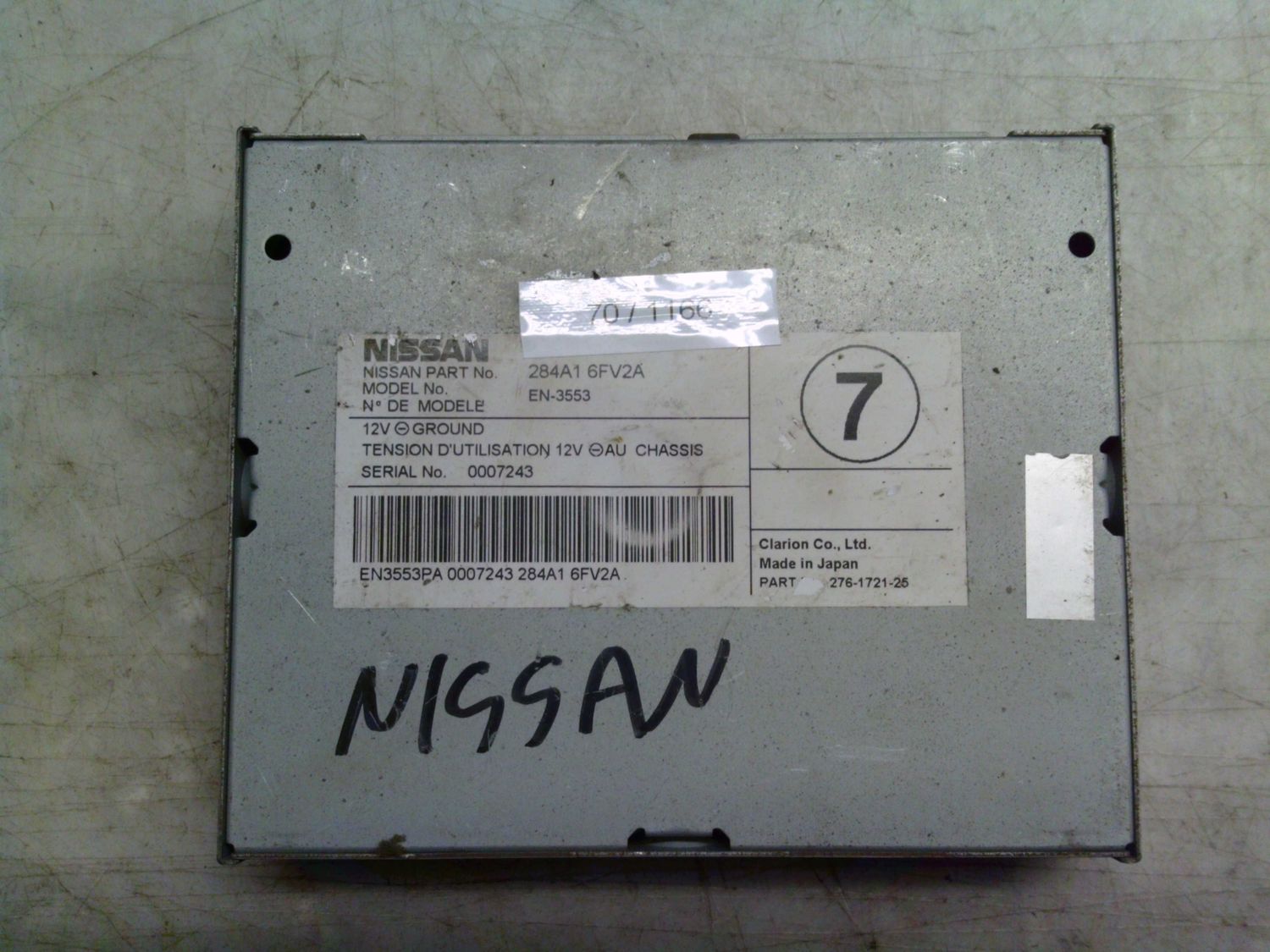 70-1166 Modulo Telecamera Clarion 284A1 6FV2A 284A16FV2A EN-3553    NISSAN  VARIE