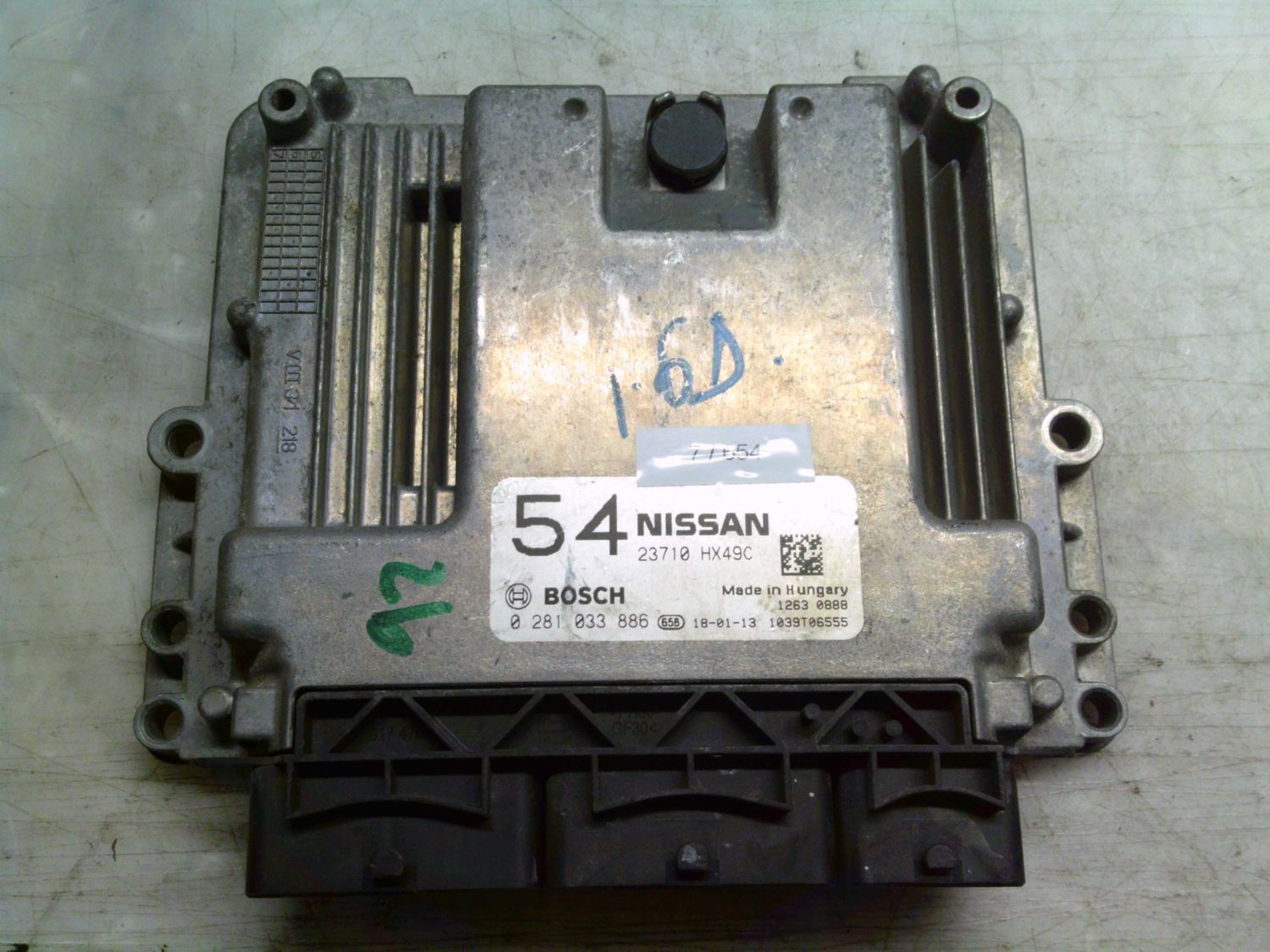 7-654 Centralina Motore Bosch 0 281 033 886 0281033886 23710 HX49C 1039T06555 54  Nissan Diesel Qashqai