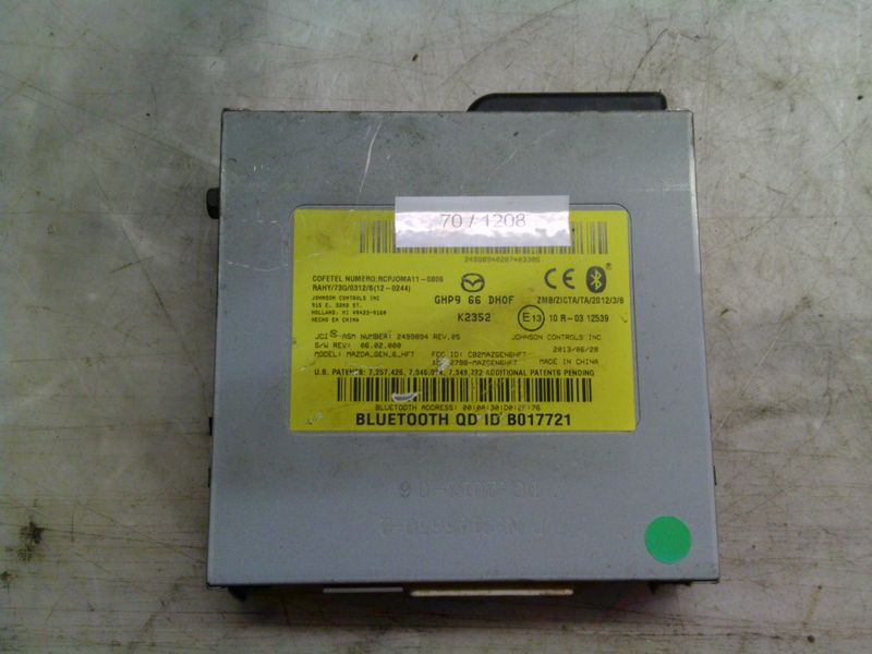 70-1208 Centralina Bluetooth Johnson Controls 21455650-2 214556502 GHP9 66 DH0F 2499894   Mazda  Varie
