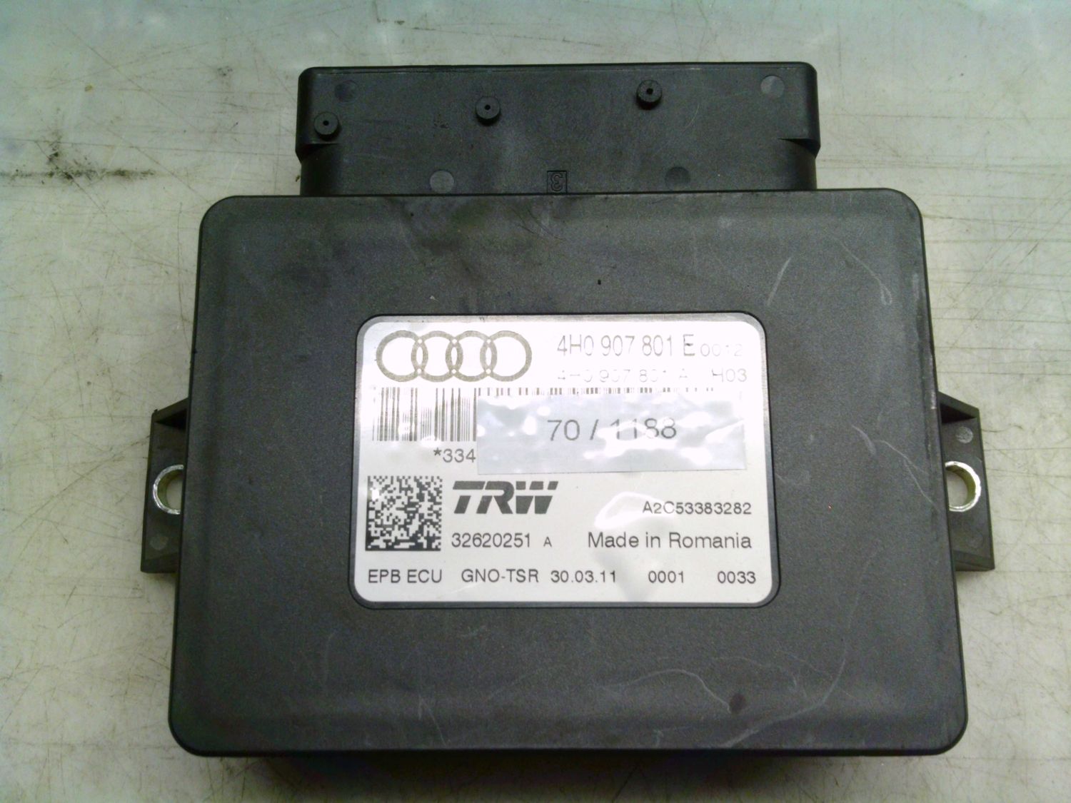 70-1188 Modulo Controllo Freno A Mano Trw 4H0 907 801 E 4H0907801E A2C53383282 32620251   Audi  A 7