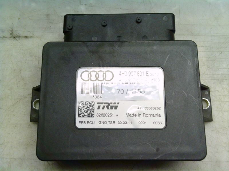 70-1188 Modulo Controllo Freno A Mano Trw 4H0 907 801 E 4H0907801E A2C53383282 32620251   Audi  A 7