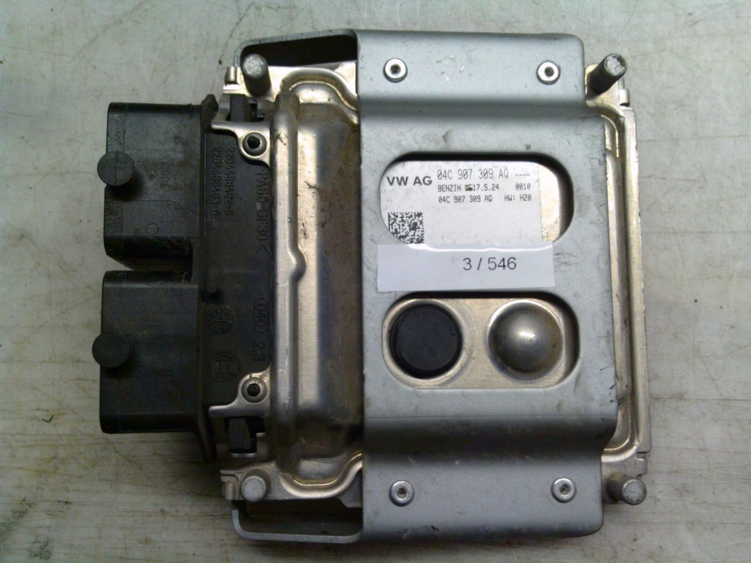 3-546 Centralina Motore Bosch 04C 907 309 AQ 04C907309AQ ME17.5.24 HW: H20   Volkswagen Benzina Varie