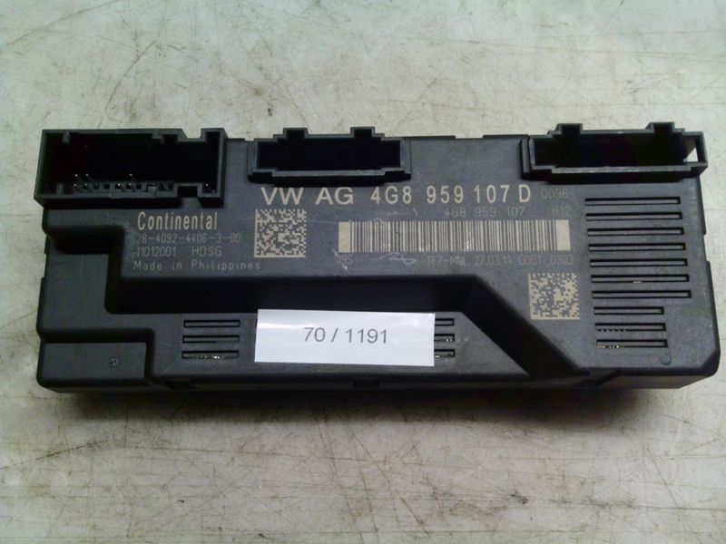 70-1191 Centralina Portellone Continental 4G8 959 107 D 4G8959107D 28-4092-4406-3-00 HDSG TF7-MNL  Audi  A 7