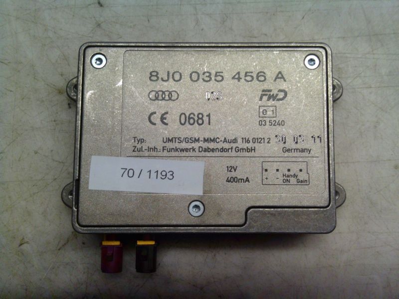 70-1193 Modulo Antenna Audi 8J0 035 456 A 8J0035456A 03 5240    Audi  A 7