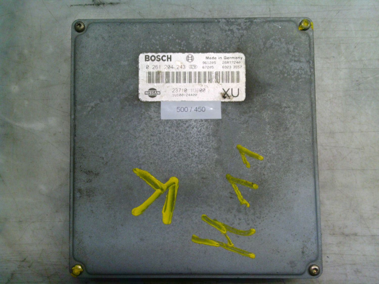 500-450 Centralina Motore Bosch 0 261 204 243 0261204243 23710 1U100 26RT7240 1U100-24400  Nissan Benzina Micra