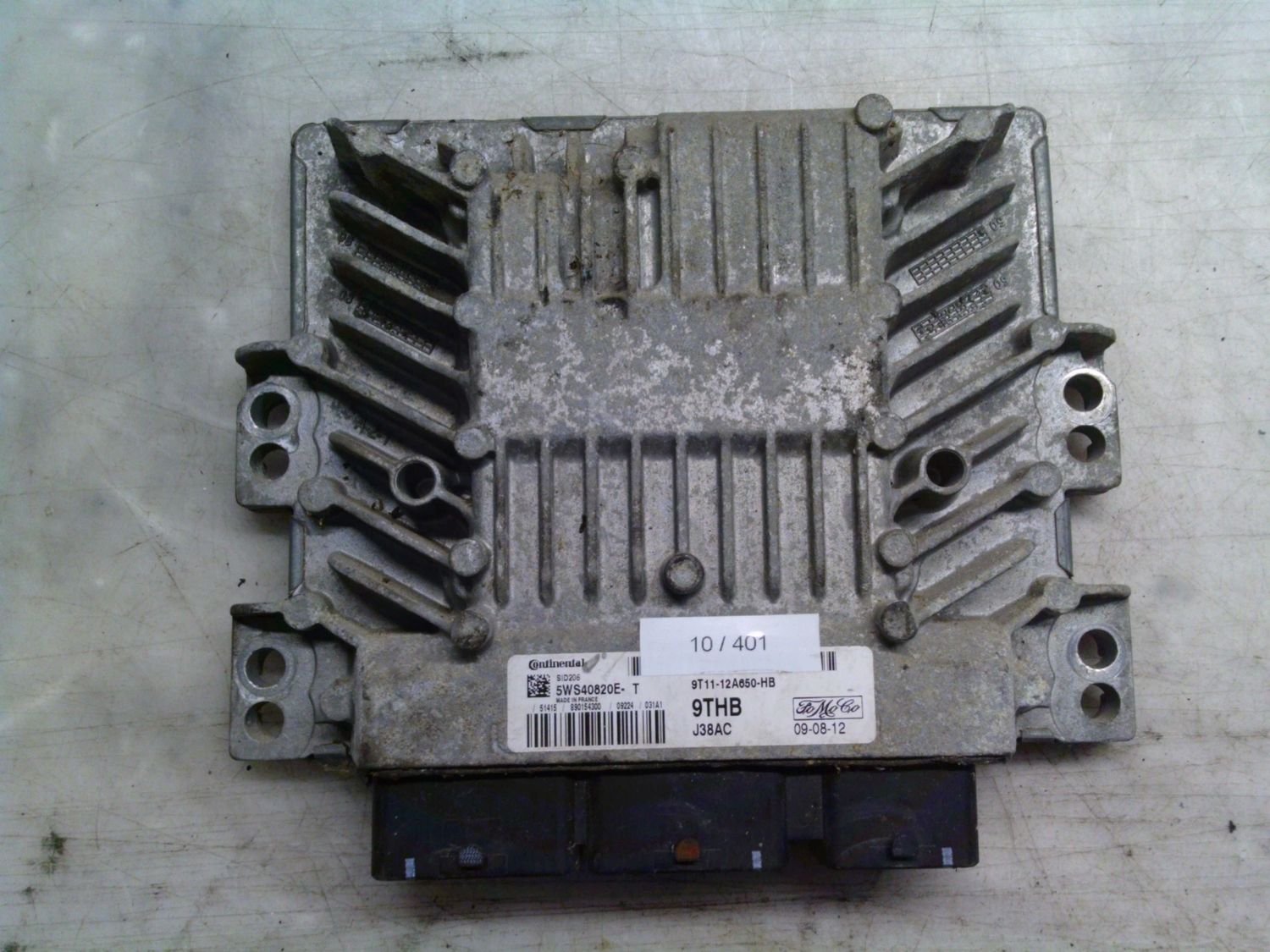 10-401 Centralina Motore Continental 5WS40820E-T 5WS40820ET 9T11-12A650-HB 9THB J38AC SID 206 Ford Diesel Varie 10-401 Centralina Motore Continental 5WS40820E-T 5WS40820ET 9T11-12A650-HB 9THB J38AC SID 206 Ford Diesel Varie