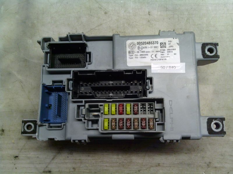 50-840 Body Computer Delphi 00520486370   28522950 01 N2  Fiat Benzina Panda