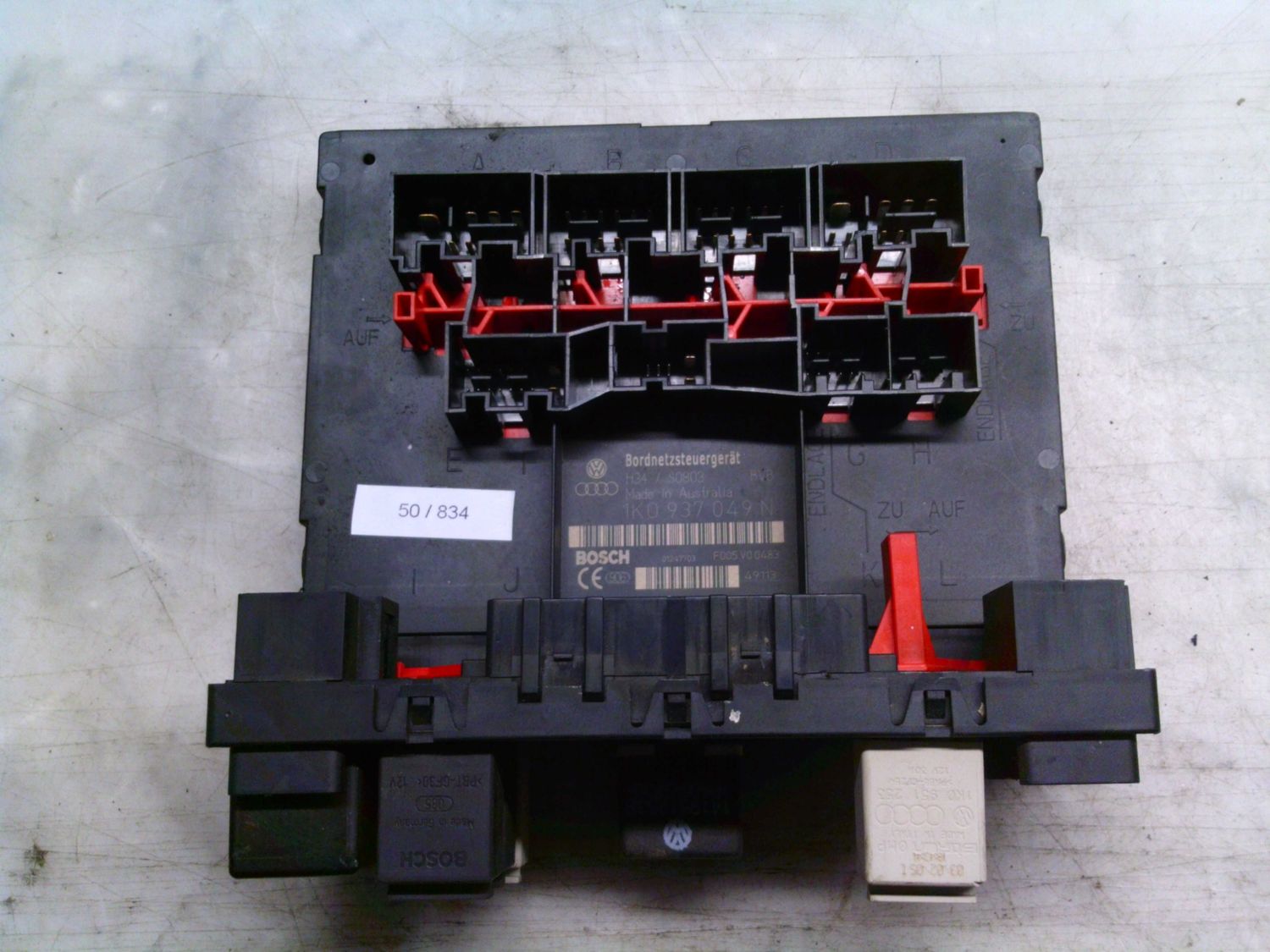 50-834 Body Computer Bosch 1K0 937 049 N 1K0937049N H34 S0803 F005 V0 0483  Volkswagen  Golf