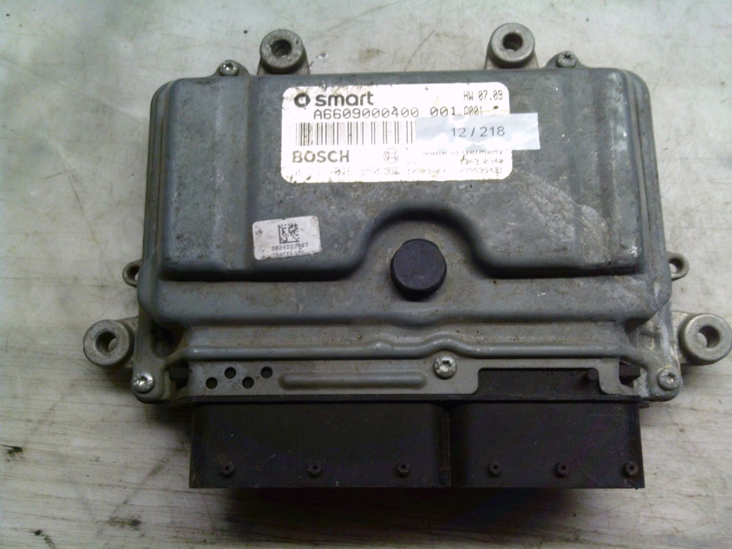 12-218 Centralina Motore Bosch 0 281 016 890 0281016890 A6609000400 001 1039S35431   Smart Diesel 451