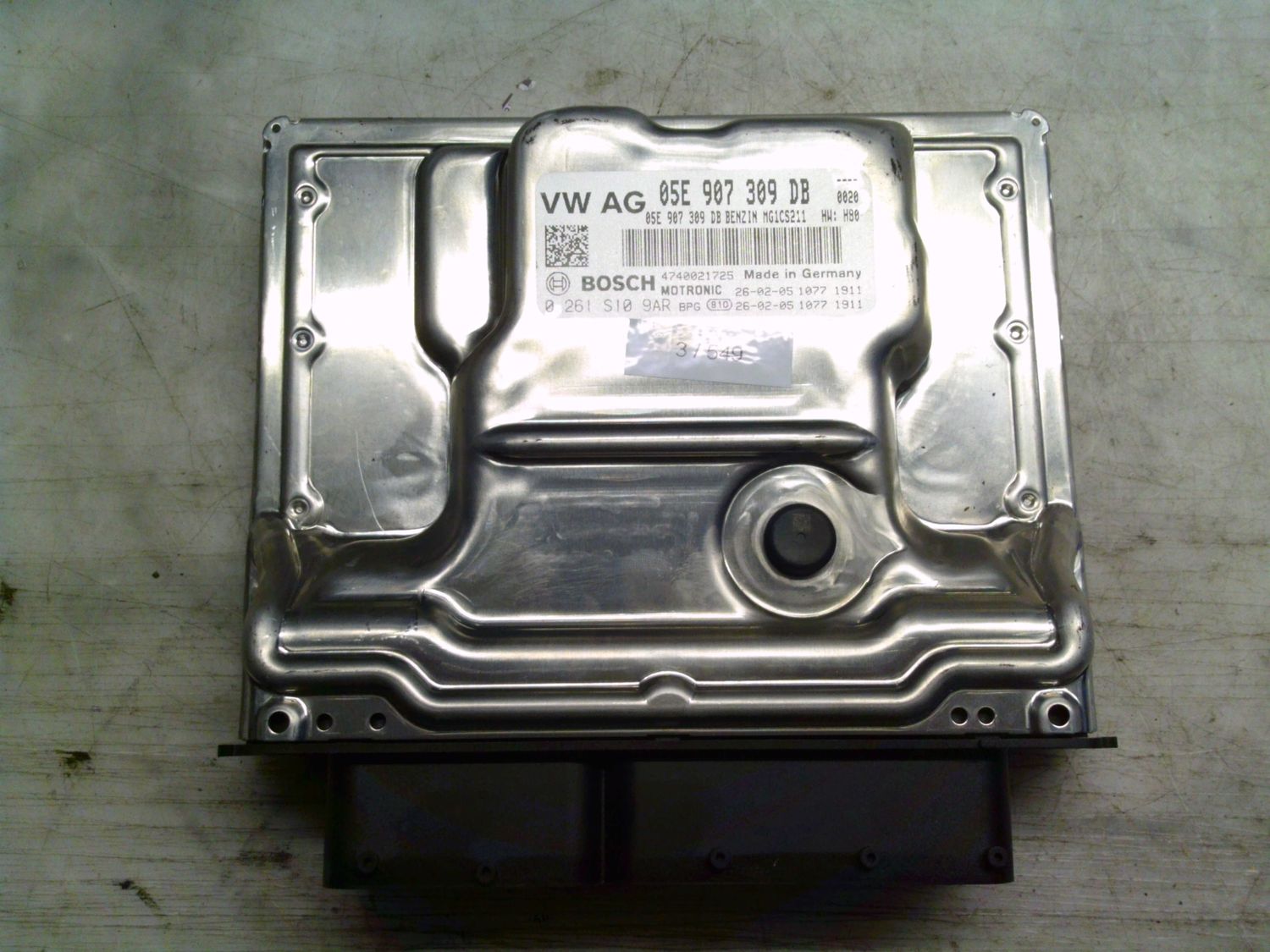 3-549 Centralina Motore Bosch 0 261 S10 9AR 0261S109AR 05E 907 309 DB 4740021725 MG1CS211  Volkswagen Benzina Golf