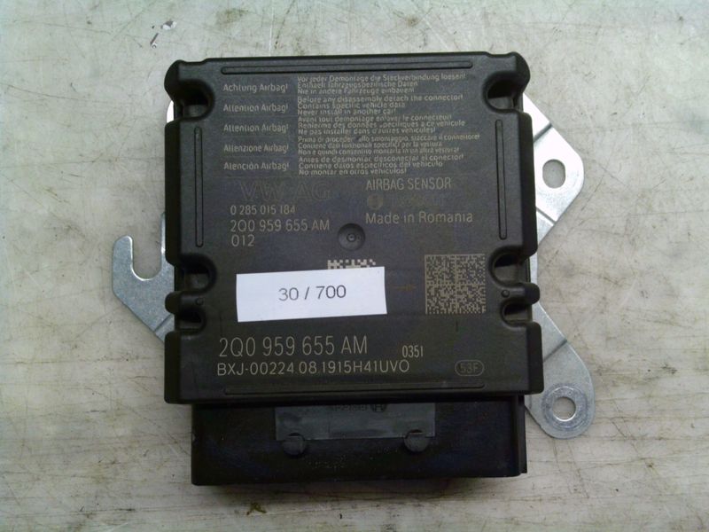 30-700 Centralina Airbag Bosch 0 285 015 184 0285015184 2Q0 959 655 AM 012   Audi  A 1