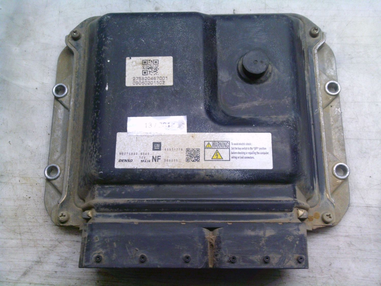 13-281 Centralina Motore Denso 275800-9540 2758009540 55571776 Opel Diesel Zafira 13-281 Centralina Motore Denso 275800-9540 2758009540 55571776 Opel Diesel Zafira