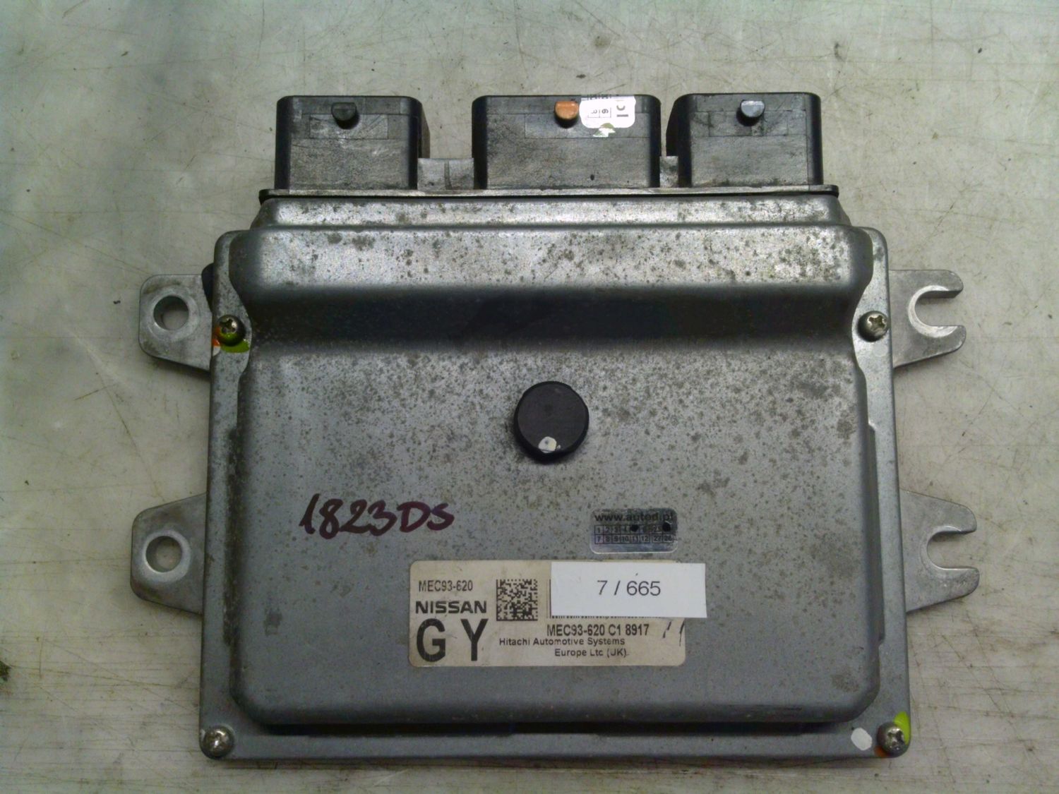 7-665 Centralina Motore Hitachi MEC93-620 MEC93620 GY Nissan Benzina Qashqai 7-665 Centralina Motore Hitachi MEC93-620 MEC93620 GY Nissan Benzina Qashqai
