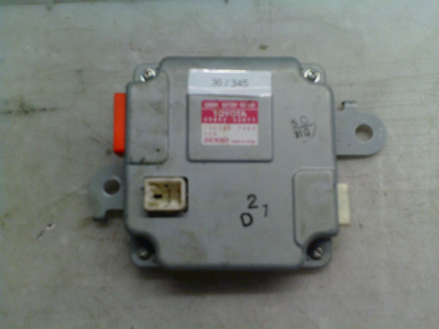 36-345 Centralina Batteria Toyota 89892-52011 8989252011 175100-7463 Toyota Elettrica / Benzina Prius 36-345 Centralina Batteria Toyota 89892-52011 8989252011 175100-7463 Toyota Elettrica / Benzina Prius