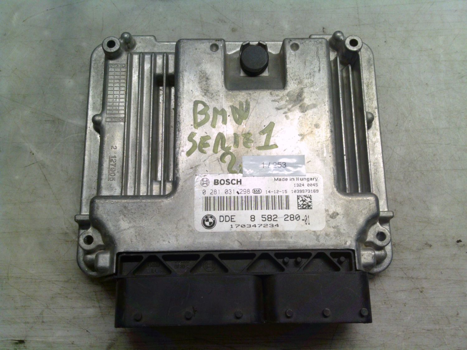 1-253 Centralina Motore Bosch 0 281 031 298 0281031298 8 582 280 1039S73169 Bmw Diesel Serie 1 1-253 Centralina Motore Bosch 0 281 031 298 0281031298 8 582 280 1039S73169 Bmw Diesel Serie 1