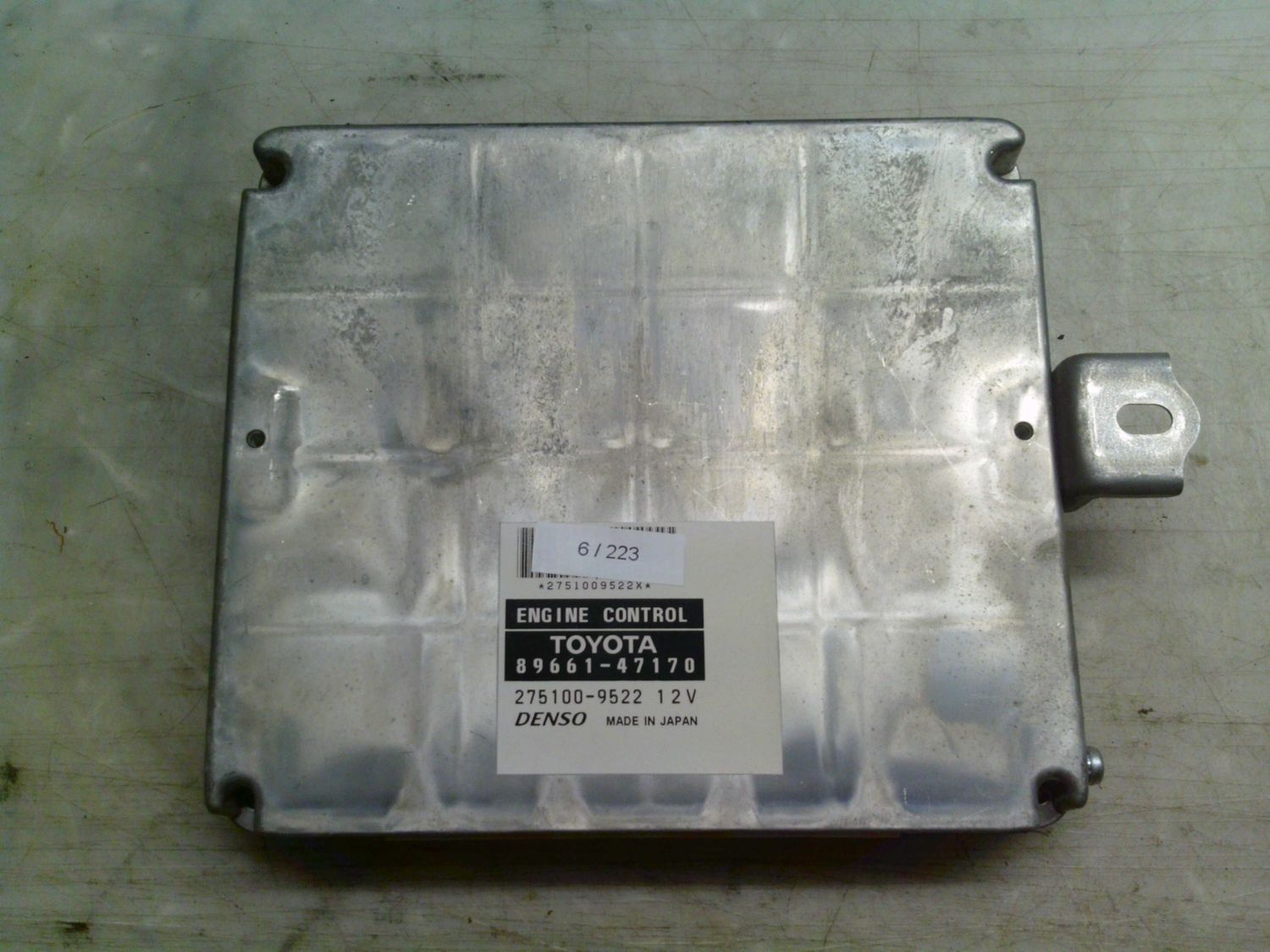 6-223 Centralina Motore Denso 89661-47170 8966147170 275100-9522    Toyota Diesel Prius