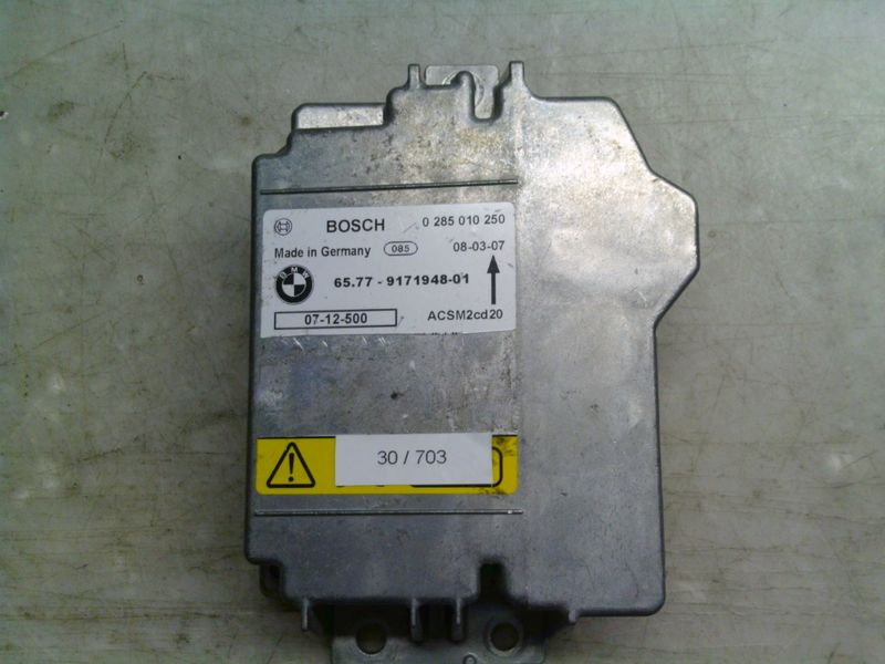 30-703 Centralina Airbag Bosch 0 285 010 250 0285010250 65.77-9171948-01      Bmw  Serie X
