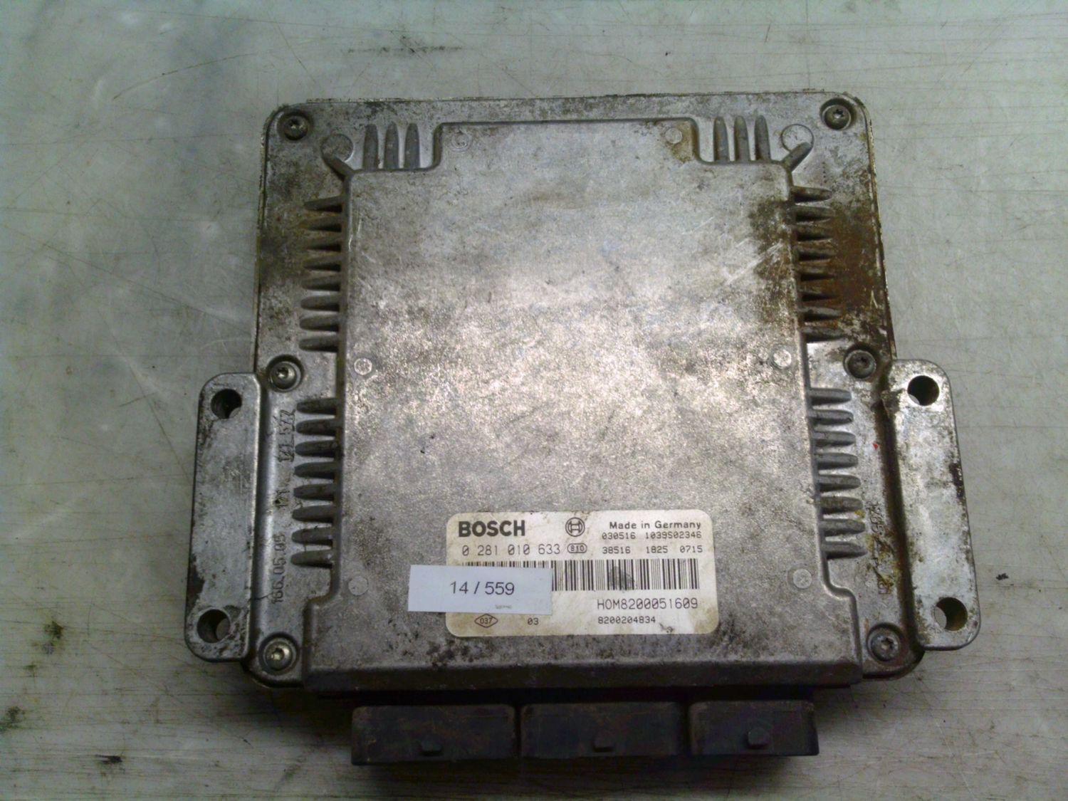 14-559 Centralina Motore Bosch 0 281 010 633 0281010633 8200051609 1039S02346 8200204834  Renault Diesel Trafic
