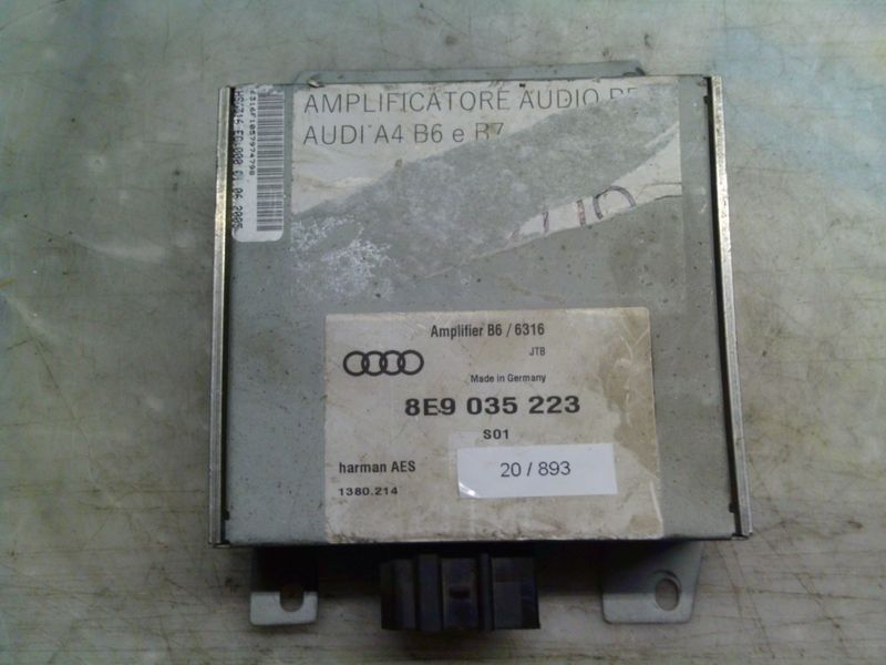 20-893 Amplificatore Audio Harman 8E9 035 223 8E9035223 B6/6316 S01   Audi  A 4