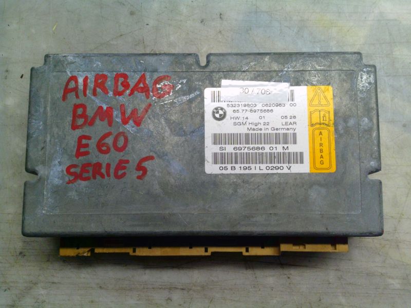 30-708 Centralina Airbag Lear 532319803   6577 6975686    Bmw  Serie 5