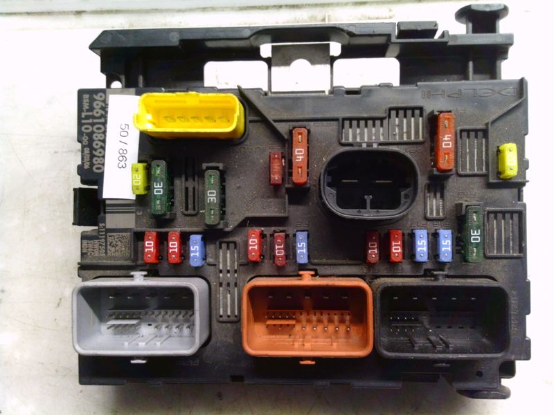 50-863 Body Computer Delphi 9661086980   BSM-L10-00    Peugeot Benzina 207