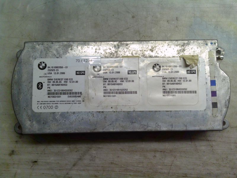 70-1234 Centralina Bluetooth Continental 232925 23 23292523 84.10 6982056-01    Bmw  Serie 3