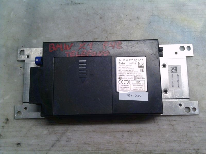70-1235 Centralina Bluetooth Bmw 84.10 6 820 931-02 84.10682093102 TCB-01 TCB ECE    Bmw  Varie