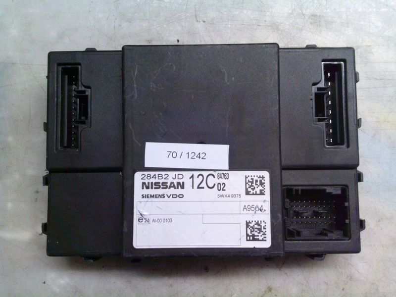 70-1242 Modulo Di Controllo Siemens 5WK4 9375 5WK49375 284B2 JD 12C02 84763   Nissan  Qashqai