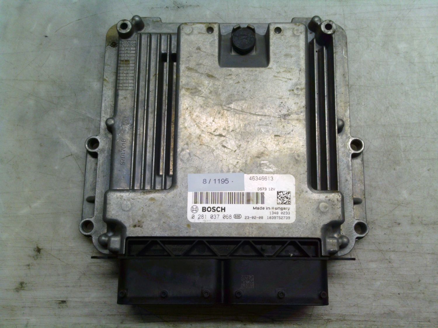 8-1195 Centralina Motore Bosch 0 281 037 068 0281037068 46346613 1039T52739   Fiat Diesel Tipo