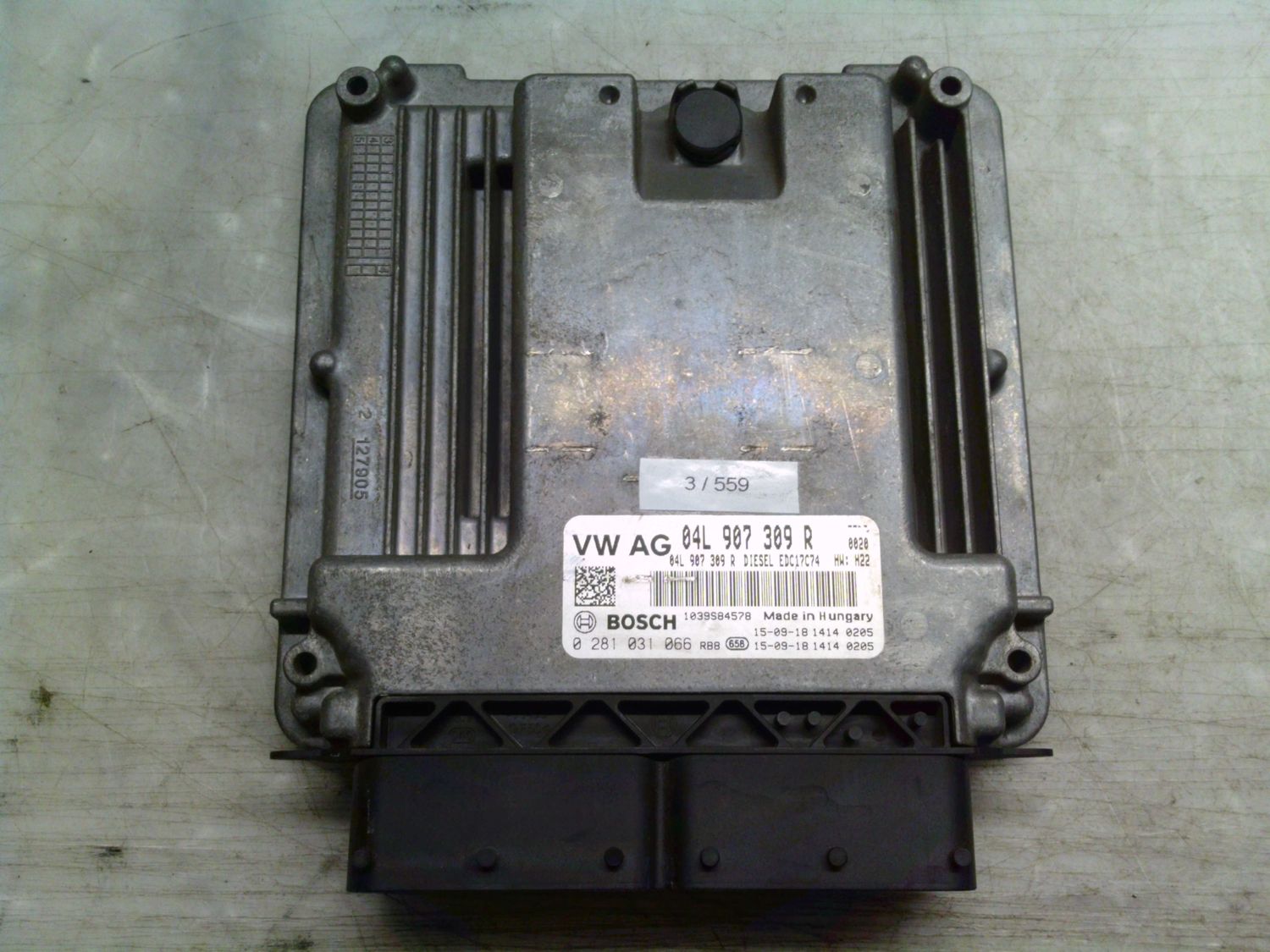 3-559 Centralina Motore Bosch 0 281 031 066 0281031066 04L 907 309 R 1039S84578 EDC17C74  Volkswagen Diesel Varie