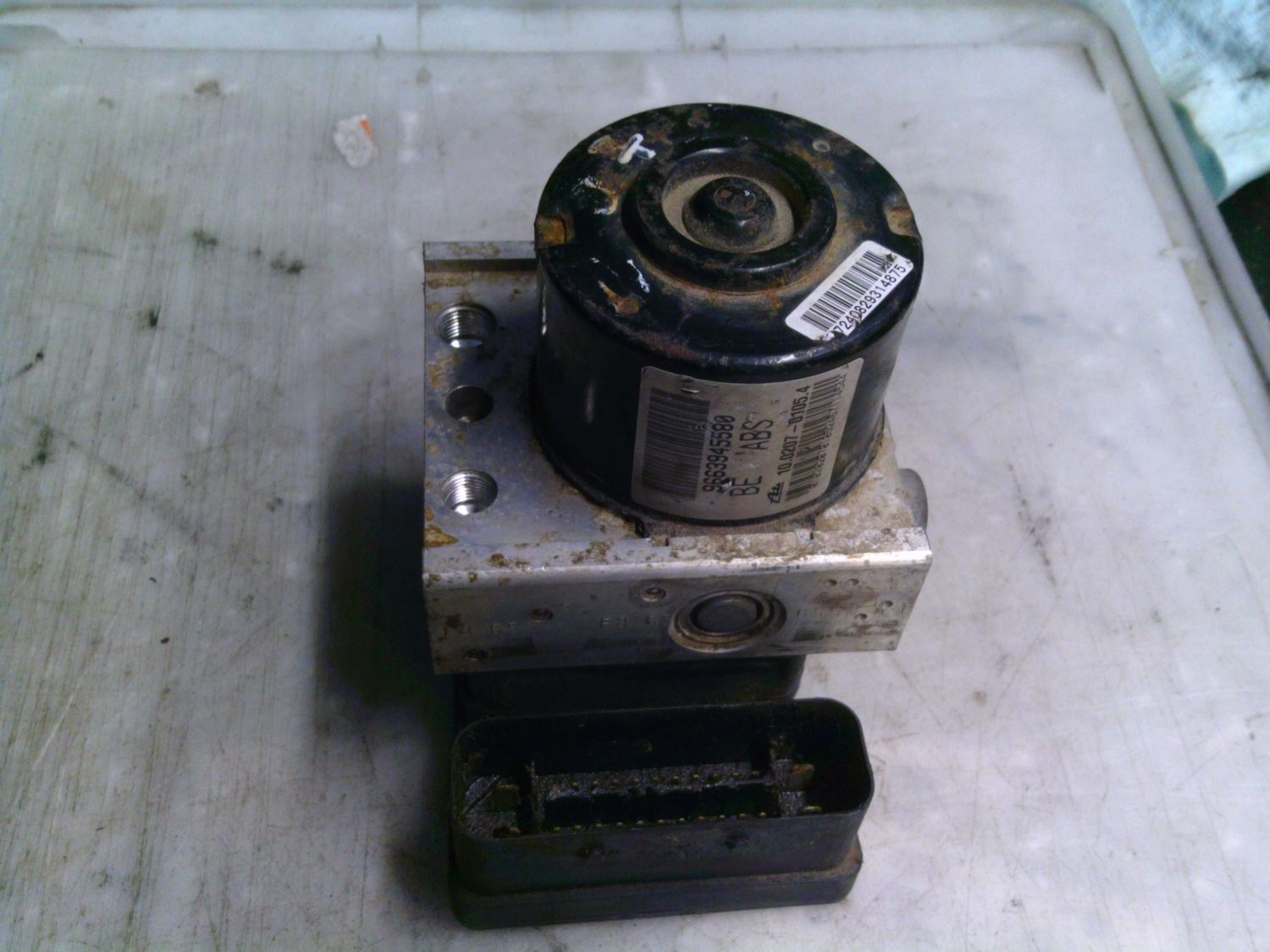90-1605 Pompa ABS Ate Controller 9663945580   10.0207-0105.4 10.0970-1146.3 ABS MK70 CEM 00  Citroen  C 3