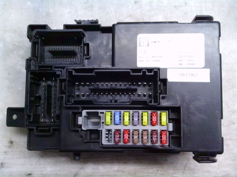 50-867 Body Computer Delphi 13406374   G2-AM433RX 401154265 28346793  Opel Benzina Meriva