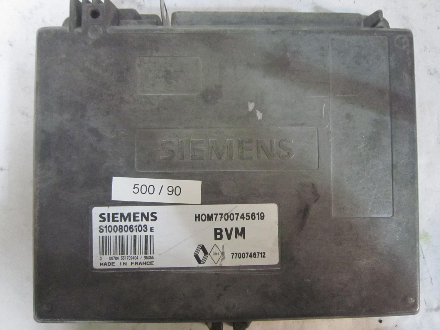 500-90 Centralina Motore Siemens S100806103 E S100806103E HOM7700745619 7700746712  Renault Benzina Espace