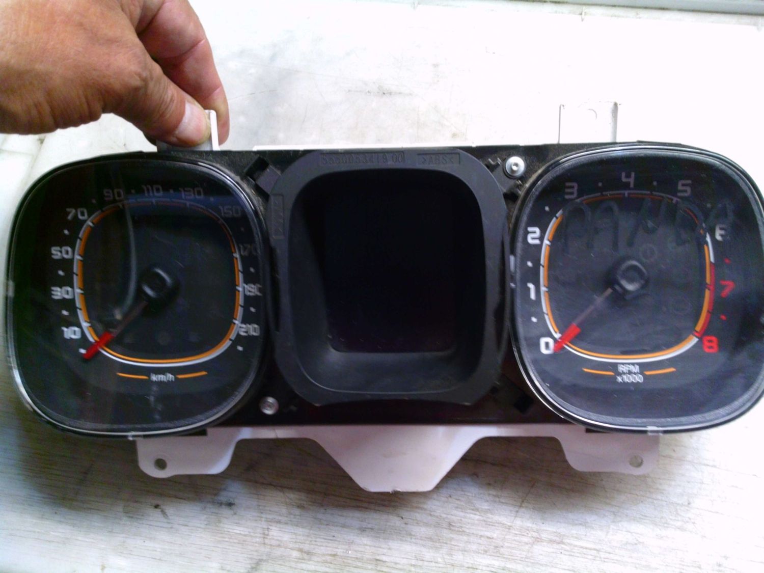 40-937 Quadro Strumenti / Contachilometri Alfa Romeo / Fiat / Lancia 503006040003   0887766550 52077799   Fiat Benzina Panda