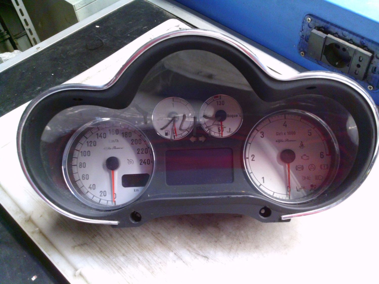 40-936 Quadro Strumenti / Contachilometri Alfa Romeo / Fiat / Lancia 156 056 633 156056633 110080304021    Alfa Romeo Diesel 147