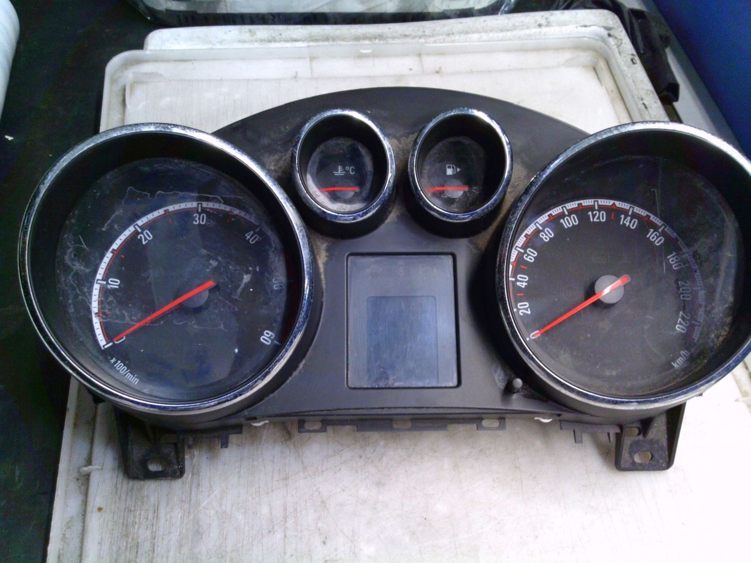 40-927 Quadro Strumenti / Contachilometri Gm 13349547 13349547 769166-750U ABVC DA PULIRE  Opel Diesel Meriva