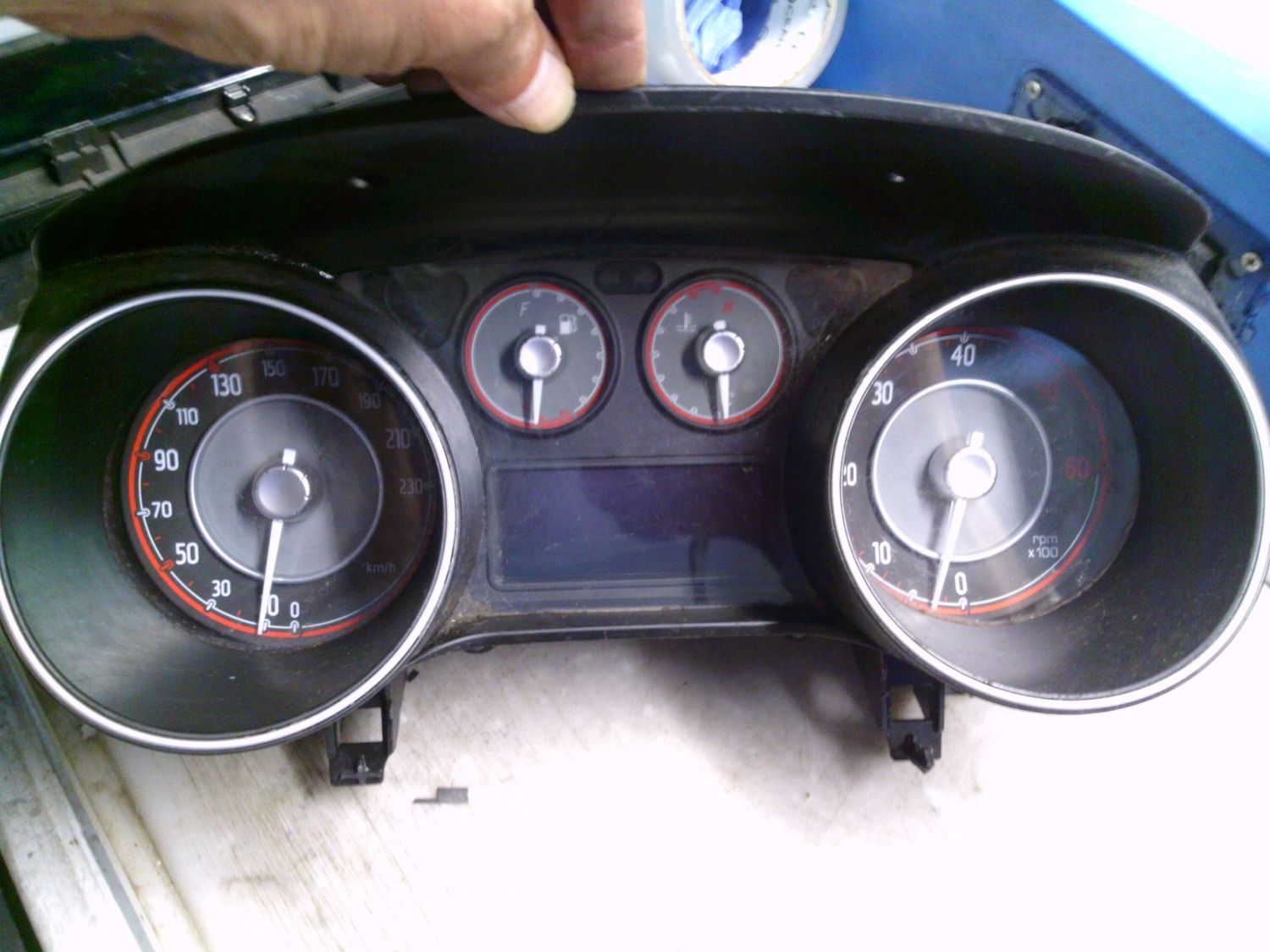 40-952 Quadro Strumenti / Contachilometri 51917429 503010280504 5550050900 5550030604 01 Fiat Diesel 500 40-952 Quadro Strumenti / Contachilometri 51917429 503010280504 5550050900 5550030604 01 Fiat Diesel 500