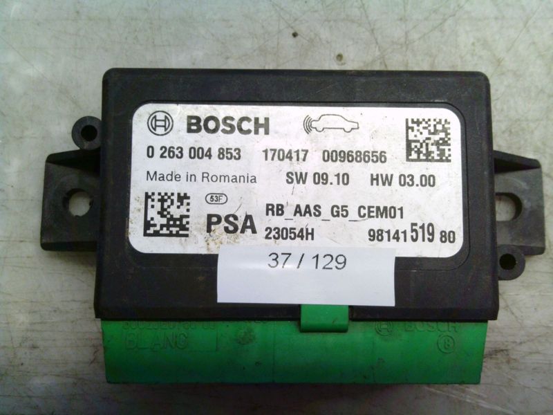 37-129 Centralina sensori parcheggio Bosch 0 263 004 853 0263004853 9814151980 RB_AAS_G5_CEM01   Peugeot  308