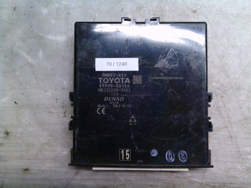 70-1248 Modulo Chiusura Centralizzata Denso 89990-0D150 899900D150 232500-9482 TMLF10-54   Toyota Elettrica / Benzina Yaris