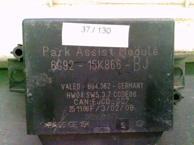 37-130 Centralina sensori parcheggio Fomoco 6G92-15K866-BJ 6G9215K866BJ HW : 04 SW: 5.3.7 CODE: 06  Land Rover  Freelander
