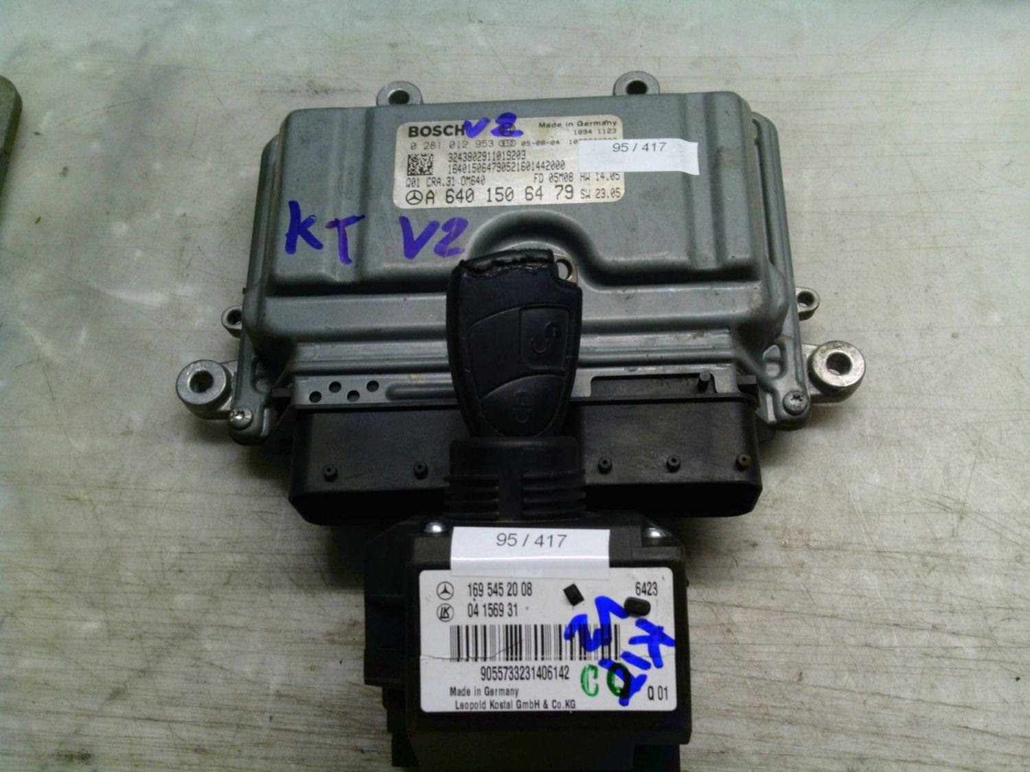 95-417 Kit Motore Mercedes 0 281 012 953 0281012953 A 640 150 64 79 Q01 CRA.31 1695452008 CON CHIAVE Mercedes Diesel Classe A 95-417 Kit Motore Mercedes 0 281 012 953 0281012953 A 640 150 64 79 Q01 CRA.31 1695452008 CON CHIAVE Mercedes Diesel Classe A