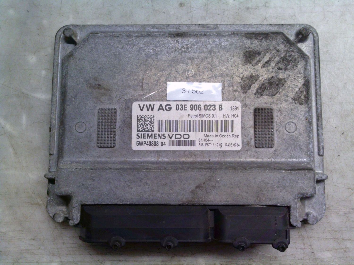 3-562 Centralina Motore Siemens 5WP40808 04 5WP4080804 03E 906 023 B SIMOS 9.1 HW H04 Volkswagen Benzina Polo 3-562 Centralina Motore Siemens 5WP40808 04 5WP4080804 03E 906 023 B SIMOS 9.1 HW H04 Volkswagen Benzina Polo