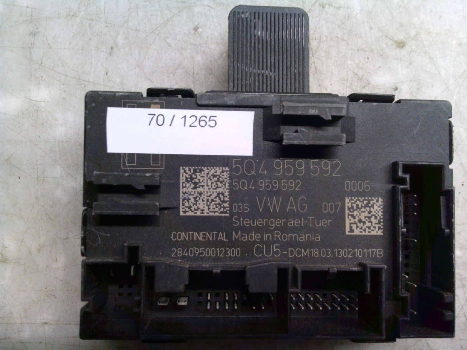 70-1265 Centralina Porte Volkswagen 5Q4 959 592 5Q4959592 CU5 Volkswagen Golf 70-1265 Centralina Porte Volkswagen 5Q4 959 592 5Q4959592 CU5 Volkswagen Golf