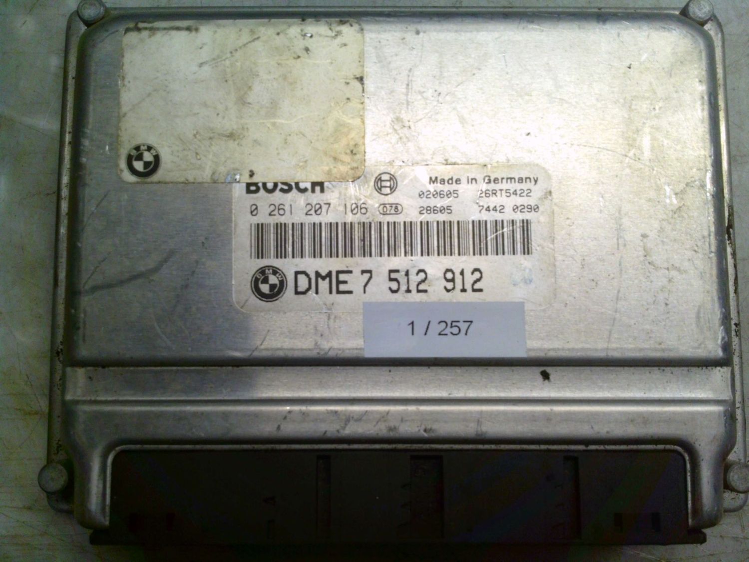 1-257 Centralina Motore Bosch 0 261 207 106 0261207106 7 512 912 26RT5422 Bmw Benzina Serie X 1-257 Centralina Motore Bosch 0 261 207 106 0261207106 7 512 912 26RT5422 Bmw Benzina Serie X