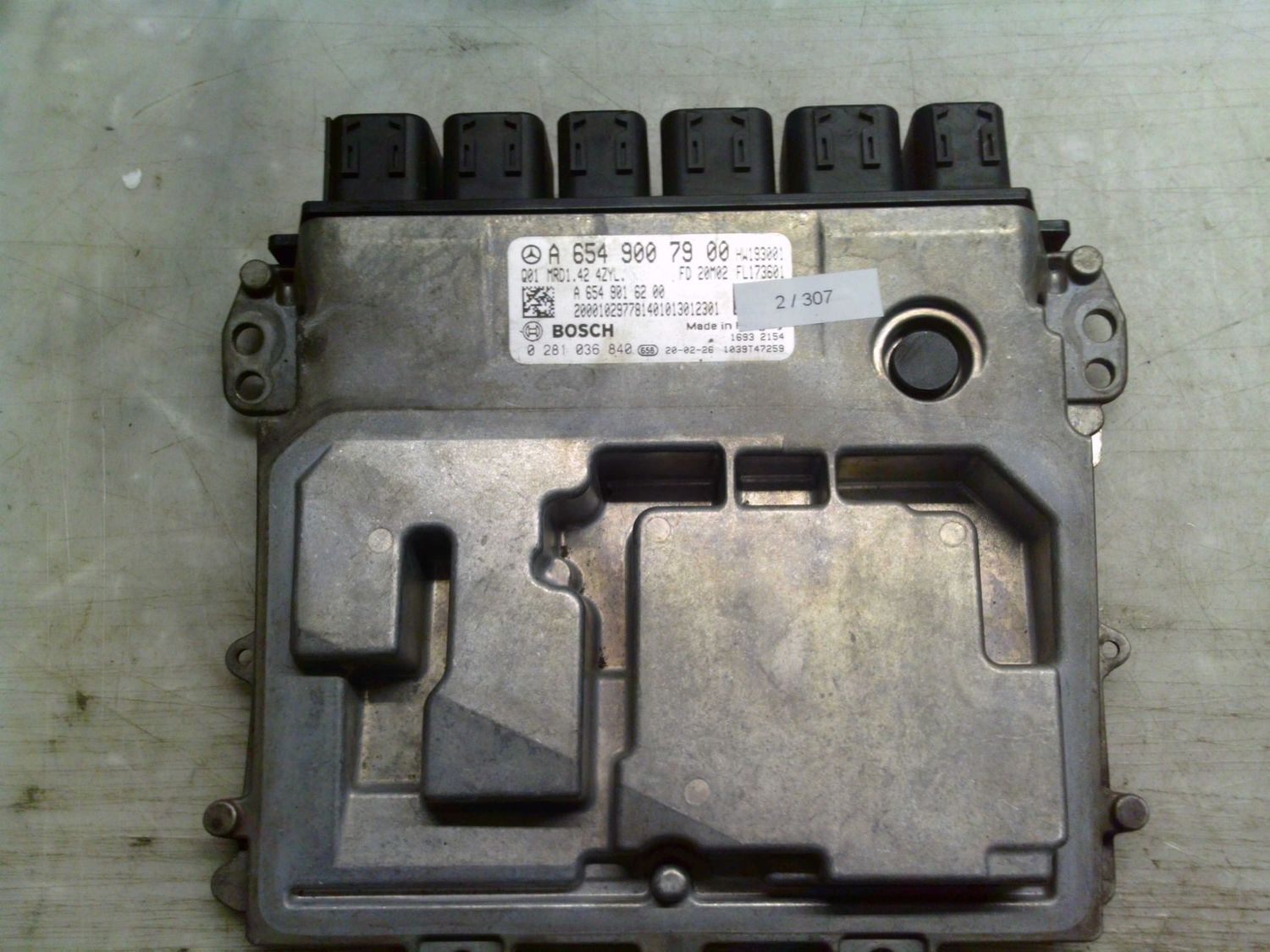 2-307 Centralina Motore Bosch 0 281 036 840 0281036840 A 654 900 79 00 1039T47259 A 654 901 62 00 Q01 MRD1.42 Mercedes Gla 2-307 Centralina Motore Bosch 0 281 036 840 0281036840 A 654 900 79 00 1039T47259 A 654 901 62 00 Q01 MRD1.42 Mercedes Gla