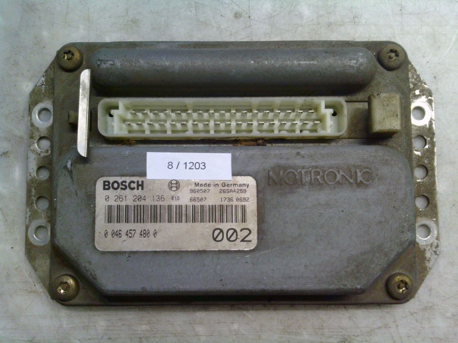 8-1203 Centralina Motore Bosch 0 261 204 136 0261204136 0 046 457 480 0 26SA4259 Lancia Benzina Ypsilon 8-1203 Centralina Motore Bosch 0 261 204 136 0261204136 0 046 457 480 0 26SA4259 Lancia Benzina Ypsilon
