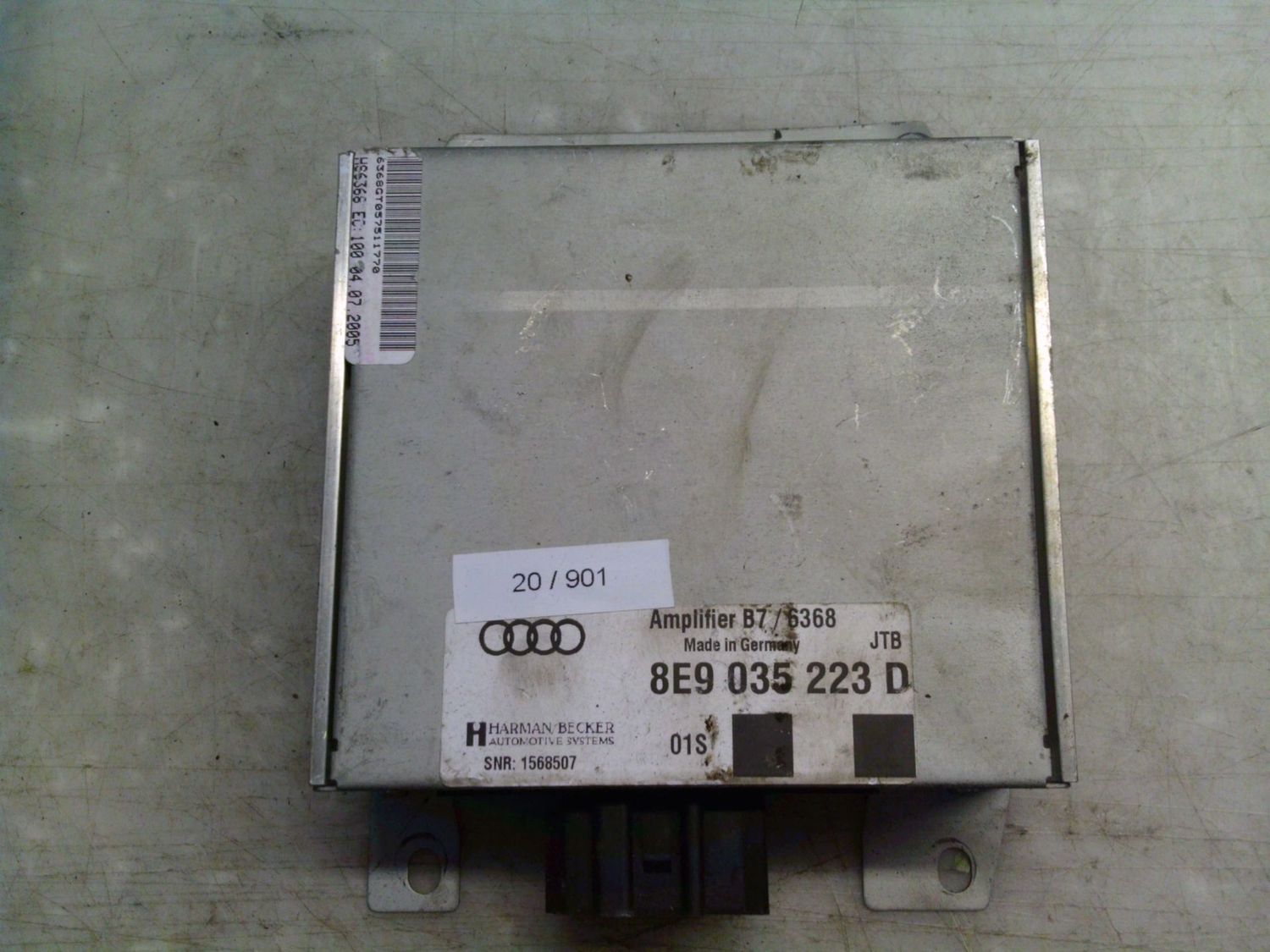 20-901 Amplificatore Audio Harman 8E9 035 223 D 8E9035223D B7/6368 Audi A 4 20-901 Amplificatore Audio Harman 8E9 035 223 D 8E9035223D B7/6368 Audi A 4