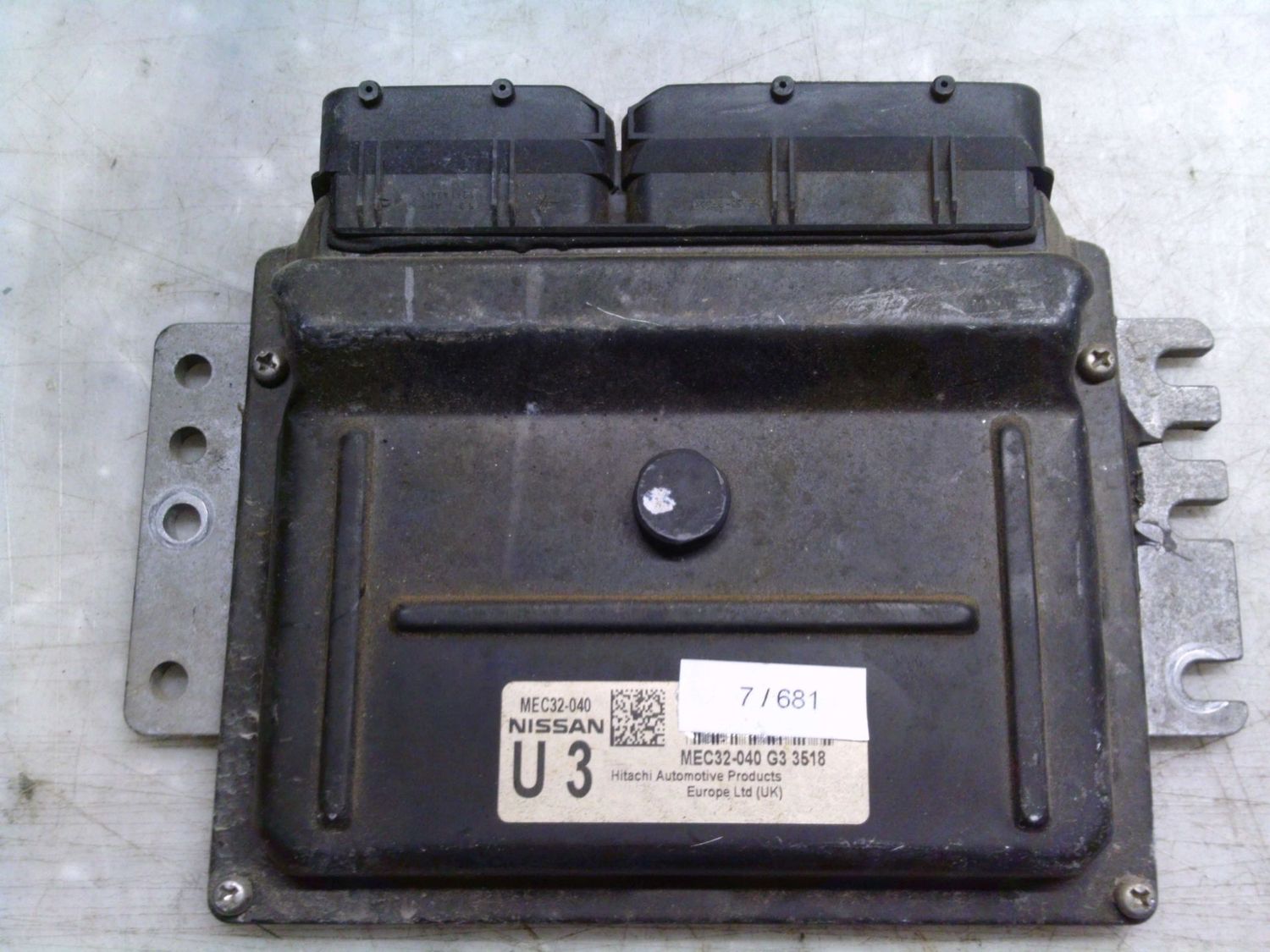 7-681 Centralina Motore Hitachi MEC32-040 MEC32040 MEC32-040 G3 3518 U 3 Nissan Benzina Micra 7-681 Centralina Motore Hitachi MEC32-040 MEC32040 MEC32-040 G3 3518 U 3 Nissan Benzina Micra